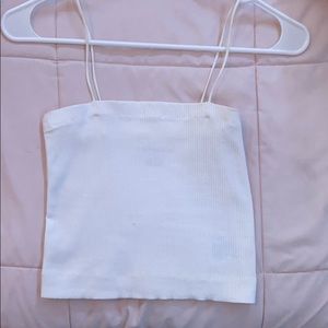 White crop top